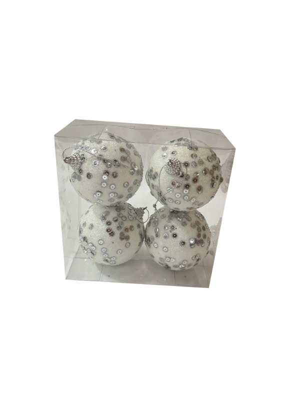 BOITE DE 4 BOULES ?8 BLANC