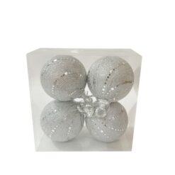 BOITE DE 4 BOULES ?8 ARGENT