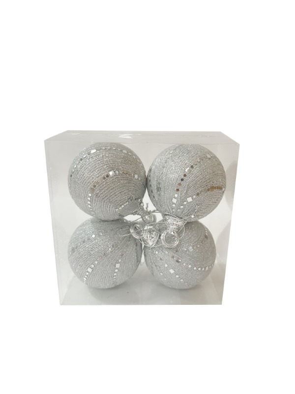 BOITE DE 4 BOULES ?8 ARGENT