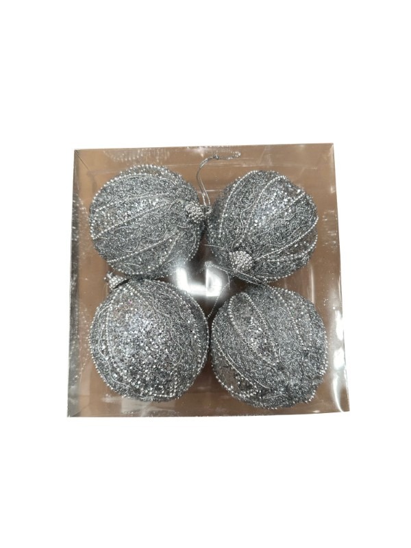 BOITE DE 4 BOULES ?8 ARGENT