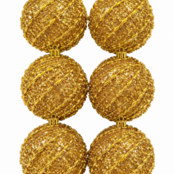 BOITE DE 2 BOULES ?6 OR