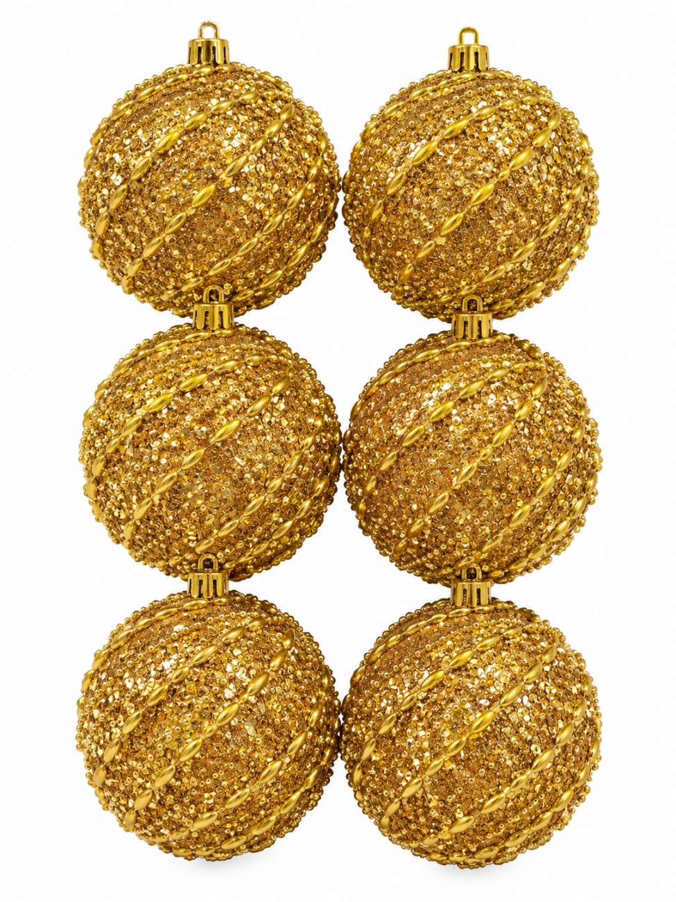 BOITE DE 2 BOULES ?6 OR