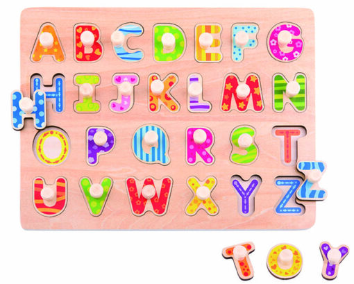 Puzzle bois lettres