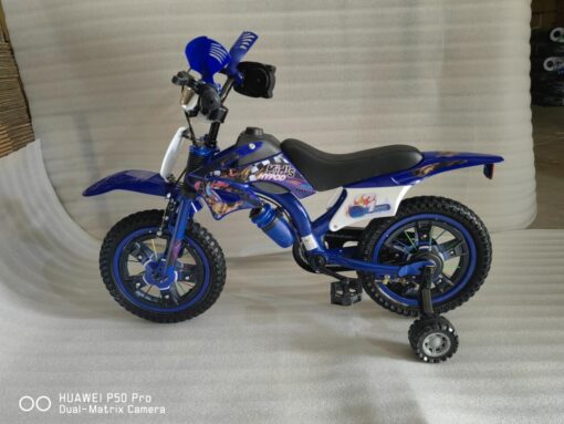 Velo moto 14 2 couleurs bleu r