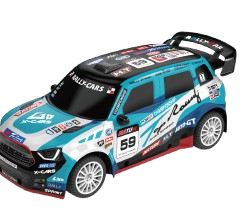 Voiture rallye rdc a piles