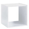 ETAGERE 1 CASE BLANC MIX