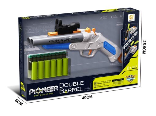 pistolet double canon boulette