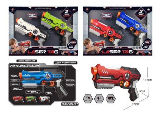 set de 2 pistolets laser