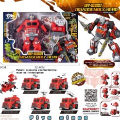 robot transformable pompier