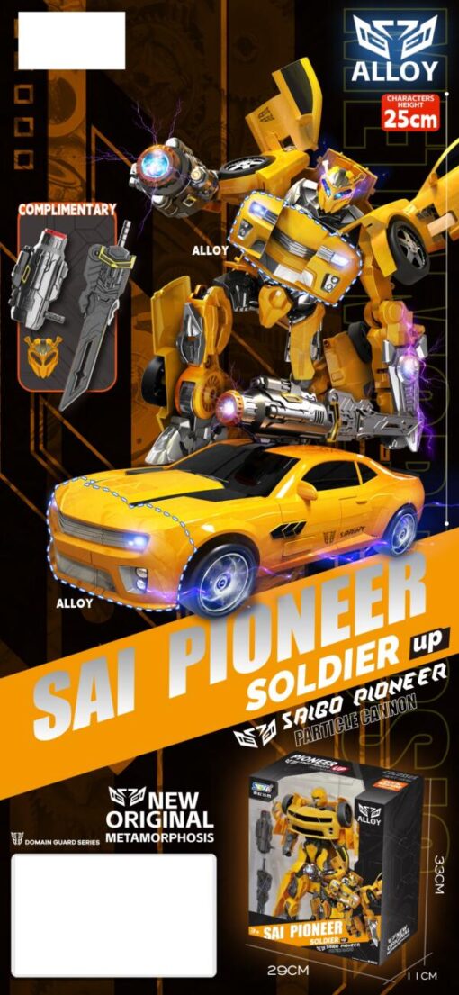 robot transformable voiture de