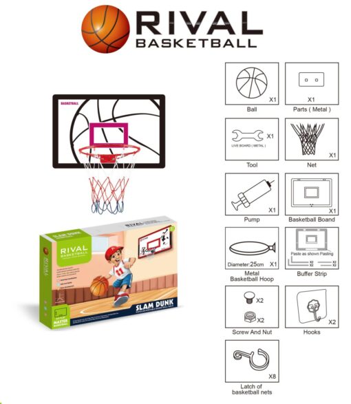 panier de basket avec support