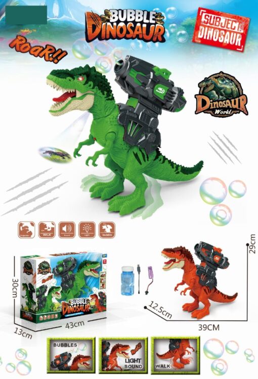 dinosaures lance bulles