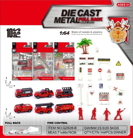 set pompier avec accessoires