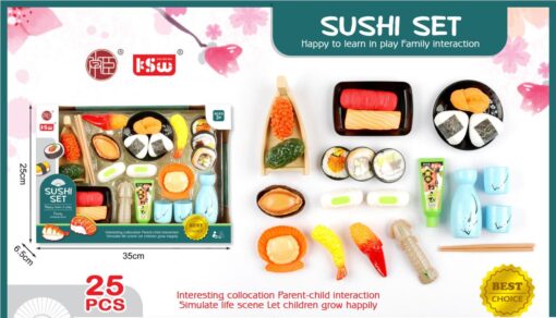 dinette 25 pi?ces sushis