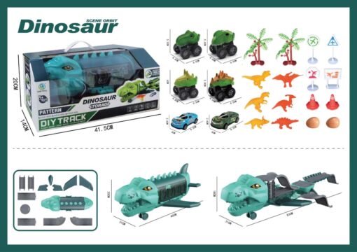 dinosaure transporteur voiture