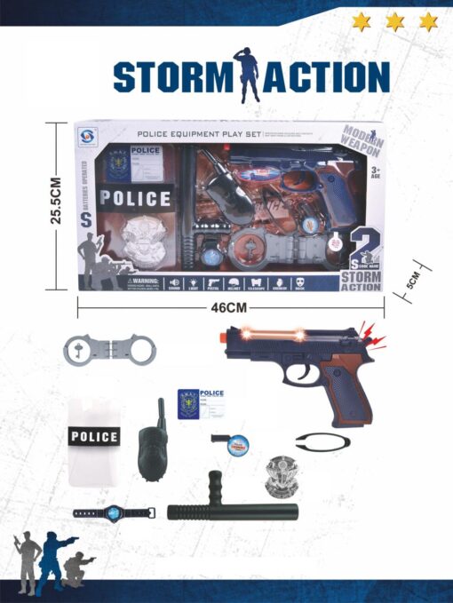 set police avec accessoires