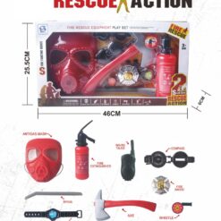 set pompier avec accessoires