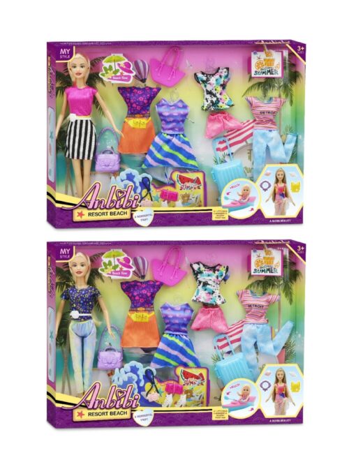 poup?e plage et accessoires