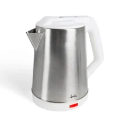 BOUILLOIRE 2L 1500W INOX/BLC