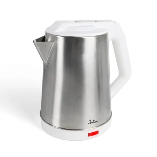 BOUILLOIRE 2L 1500W INOX/BLC