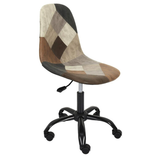 CHAISE DE BUREAU PATCHWORK PU