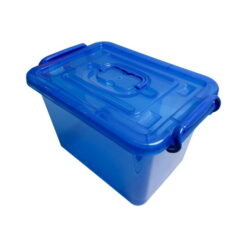 ROLL BOX 150L TRANSPARENT BLEU