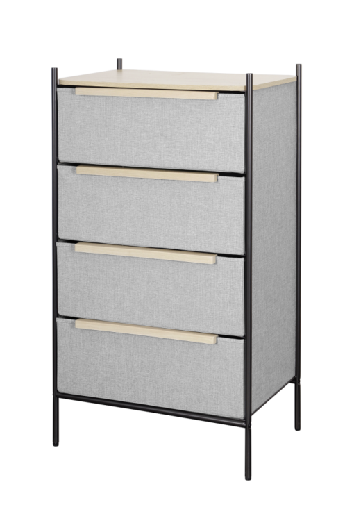 MEUBLE 4 TIROIRS TISSU