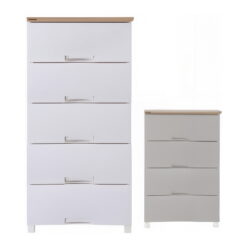 MEUBLE PLASTIQUE GRIS 5 TIROIR
