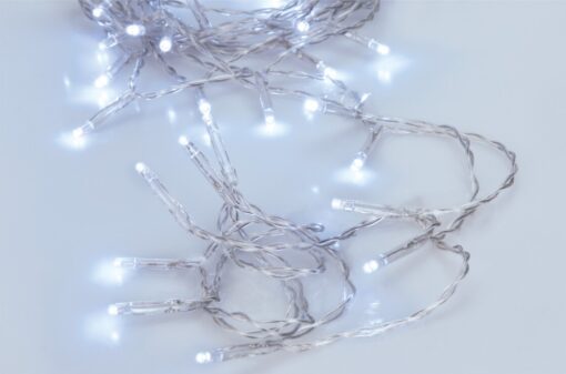 GUIRLANDE 50 LED BLANC FROID I