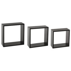 ETAGERE CUB L X3 NOIR FIXY
