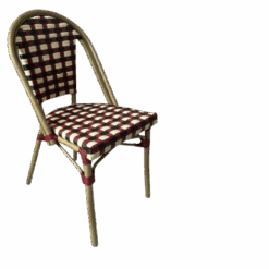 CHAISE CANAGE 3D BORDEAUX