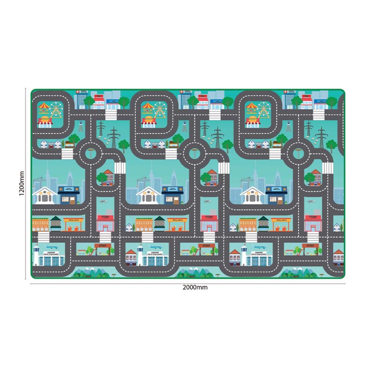 TAPIS DE JEU 2M