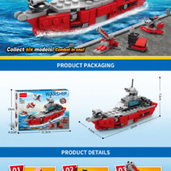 BRICKS BATEAU 138PCS