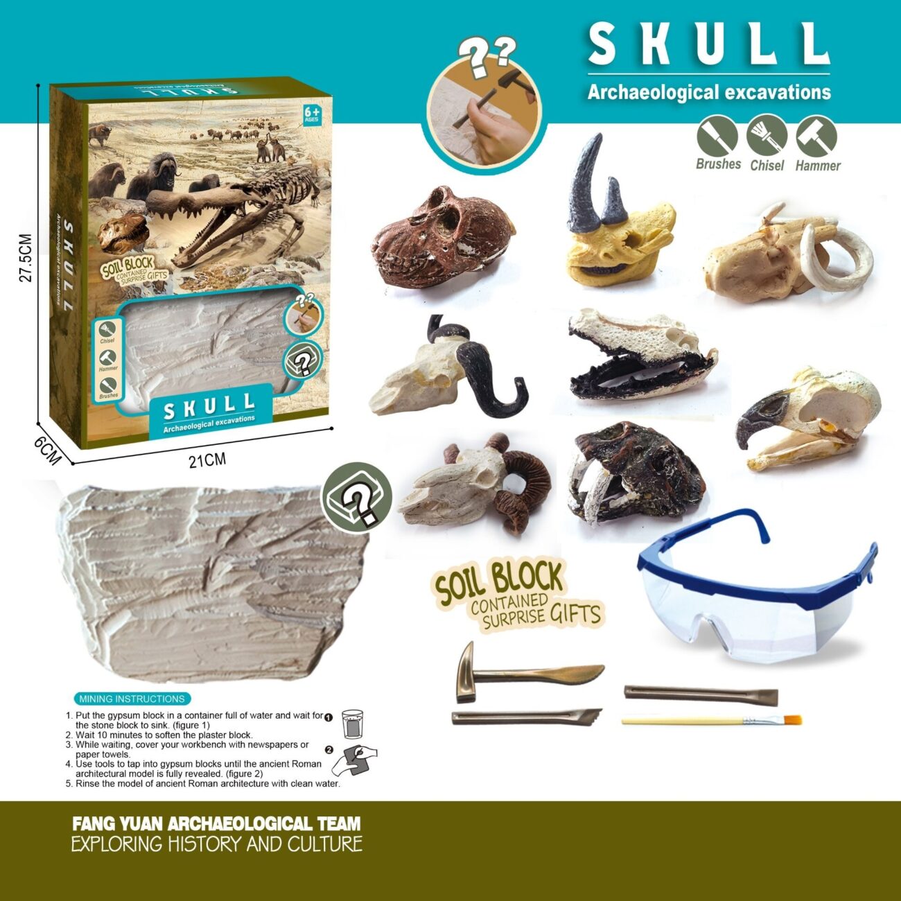 COFFRET ANIMALIER DINO