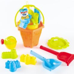 SEAU PLAGE GARNI 8PCS