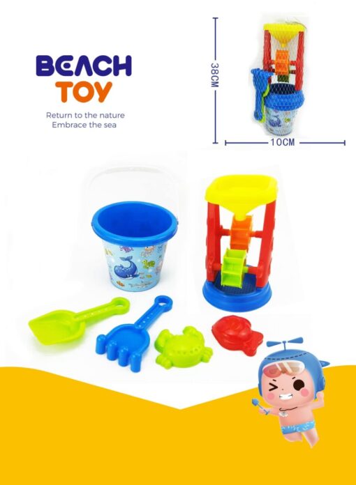 JOUETS PLAGE SEAU ET ACCESSOIR