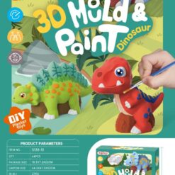 MOULE DINO A PEINDRE 3D