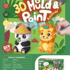 MOULE PANDA A PEINDRE 3D