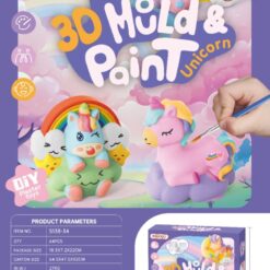 MOULE LICORNE A PEINDRE 3D
