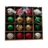 BOULES DE NOEL ASSORTIES 16PCS