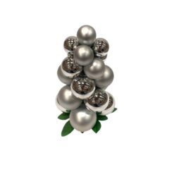 GRAPPE 20 BOULES ARGENT