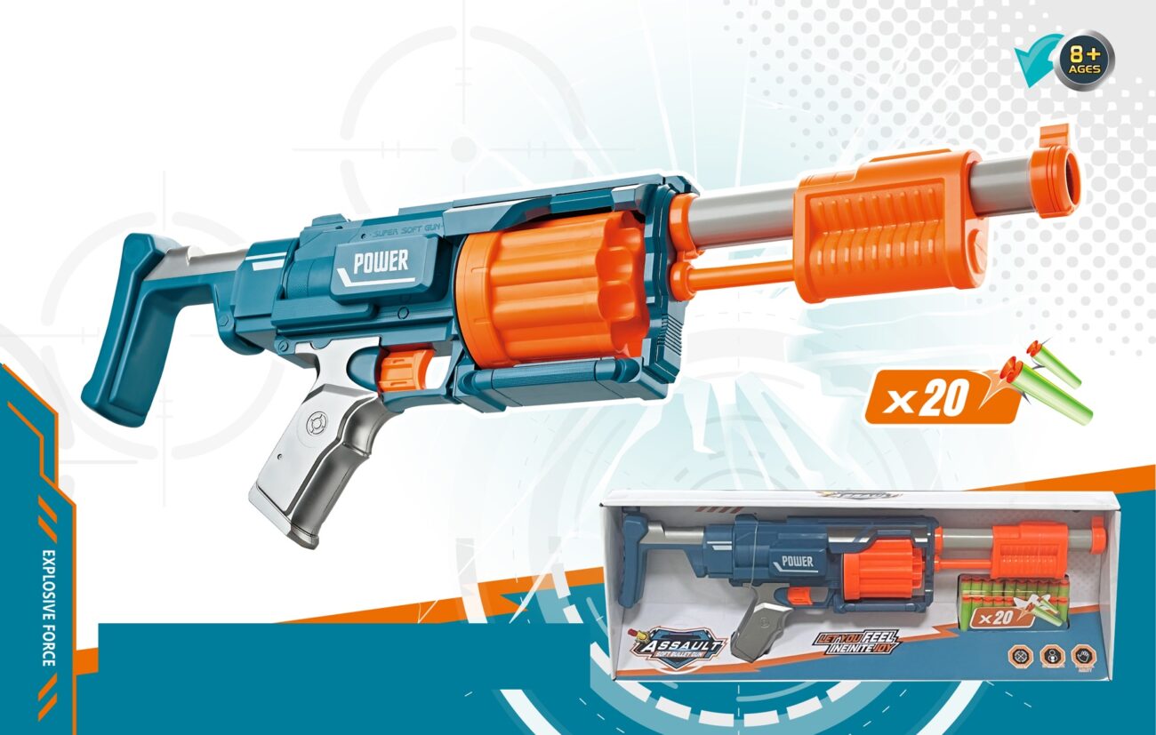 FUSIL D'ASSAULT BALLES SOUPLES