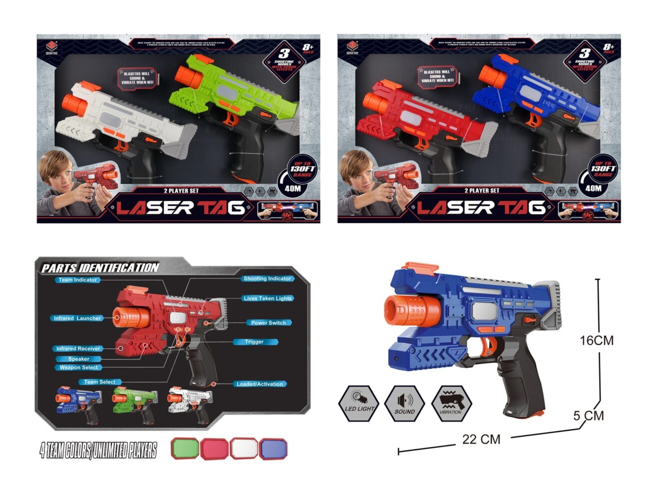 coffret combat laser 2 pistole