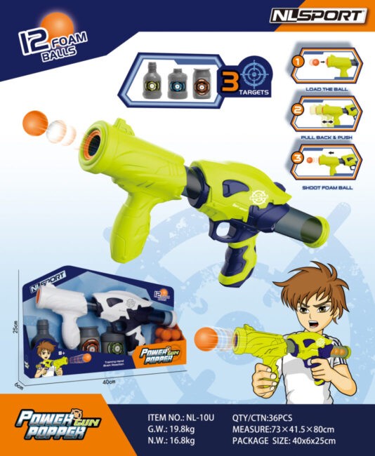 PISTOLET A AIR BALLES SOUPLES