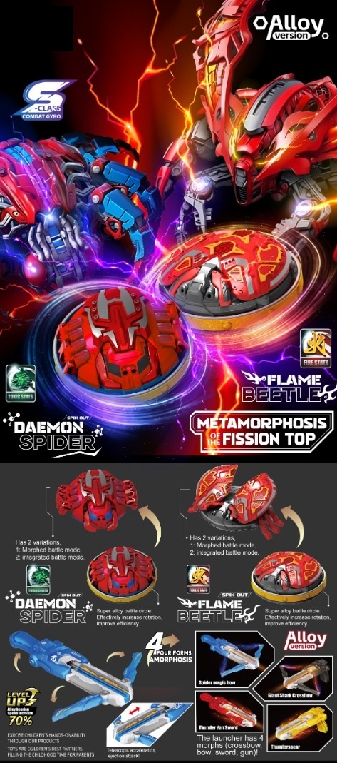 robot transformable toupie