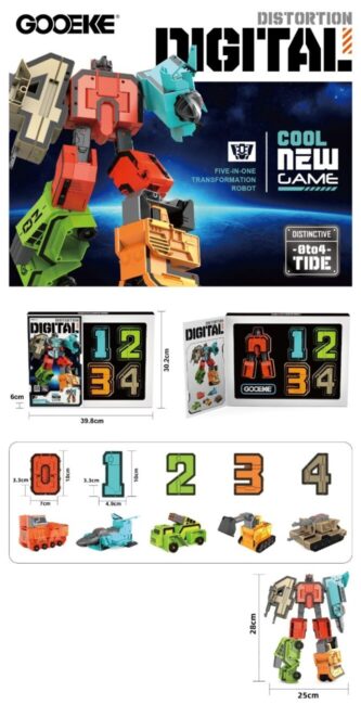 ROBOT TRANSFORMABLE CHIFFRES 0