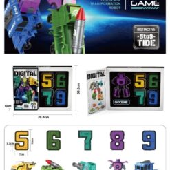 ROBOT TRANSFORMABLE CHIFFRES 5