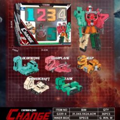 ROBOT TRANSFORMABLE CHIFFRES 6