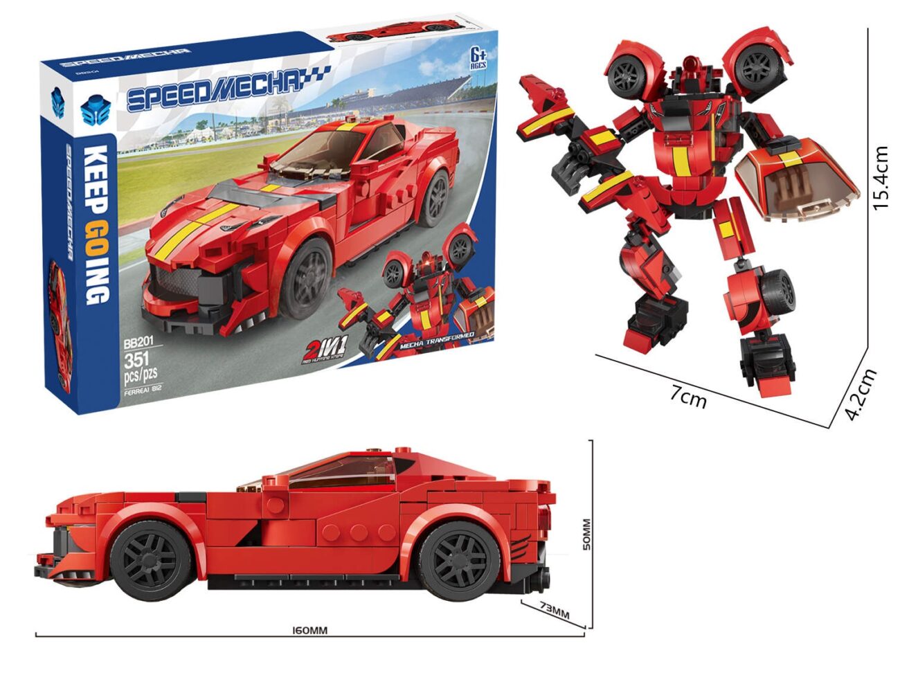 ROBOT TRANSFORMABLE VOITURE DE