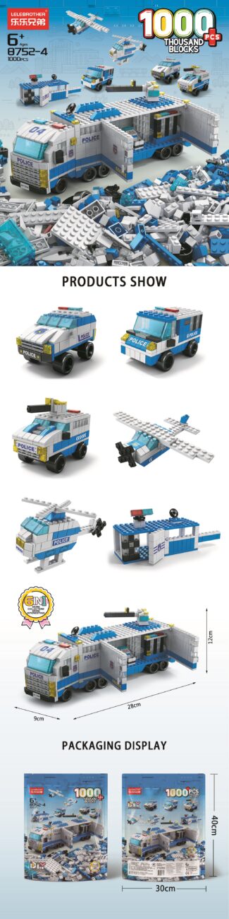1000pcs police